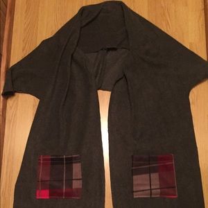 Handmade, new, fleece scarf/shawl/wrap